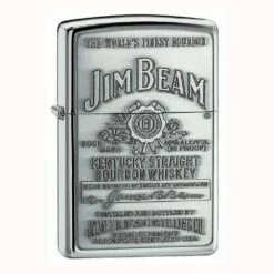Zippo - Jim Beam Full Label Pewter
