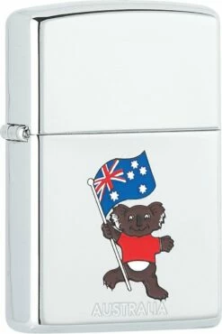 Zippo - Koala With Flag
