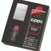 Zippo - Satin Lighter, Fluid & Flint Pack -Gift Box Sales 420402 000 001