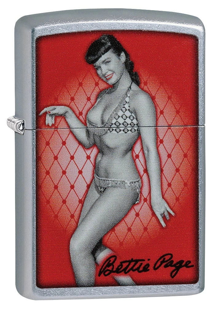 Zippo - Bettie Page Fishnet 3 Zippo - Bettie Page Fishnet