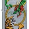 Zippo - Tiger V Dragon Street Chrome