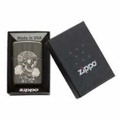 Zippo - Fancy Skull Etched -Gift Box Sales 549535 000 004