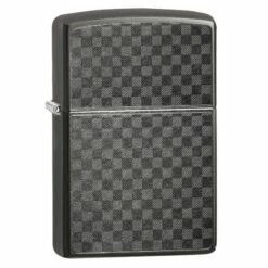 Zippo - Grey Ice Checkers