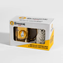 Bundy Metallic Gold Mug & Can Cooler -Gift Box Sales 571862 005 1
