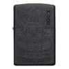 Zippo - Swirl Pattern Black Matte -Gift Box Sales 573459 000 001