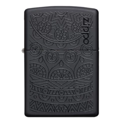 Zippo - Swirl Pattern Black Matte