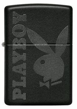 Zippo Playboy Logo Black Matte