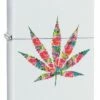 Zippo 214 Floral Leaf Design