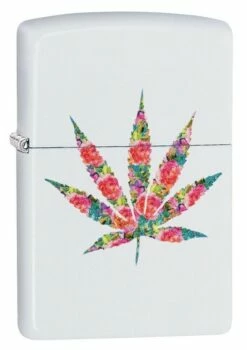 Zippo 214 Floral Leaf Design