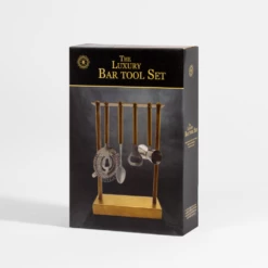 Refined Gifts 5 Piece Brass Bar Tool Set -Gift Box Sales 574955 005 1