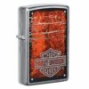 Zippo Lighter Harley Davidson Street Chrome