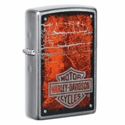 Zippo Lighter Harley Davidson Street Chrome