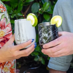 SWIG Wine Tumbler Black Marble -Gift Box Sales 578157 004 1