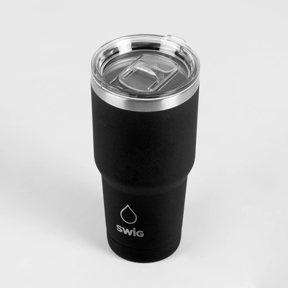 SWIG Tumbler Black Graphite 4 SWIG Tumbler Black Graphite - Image 2