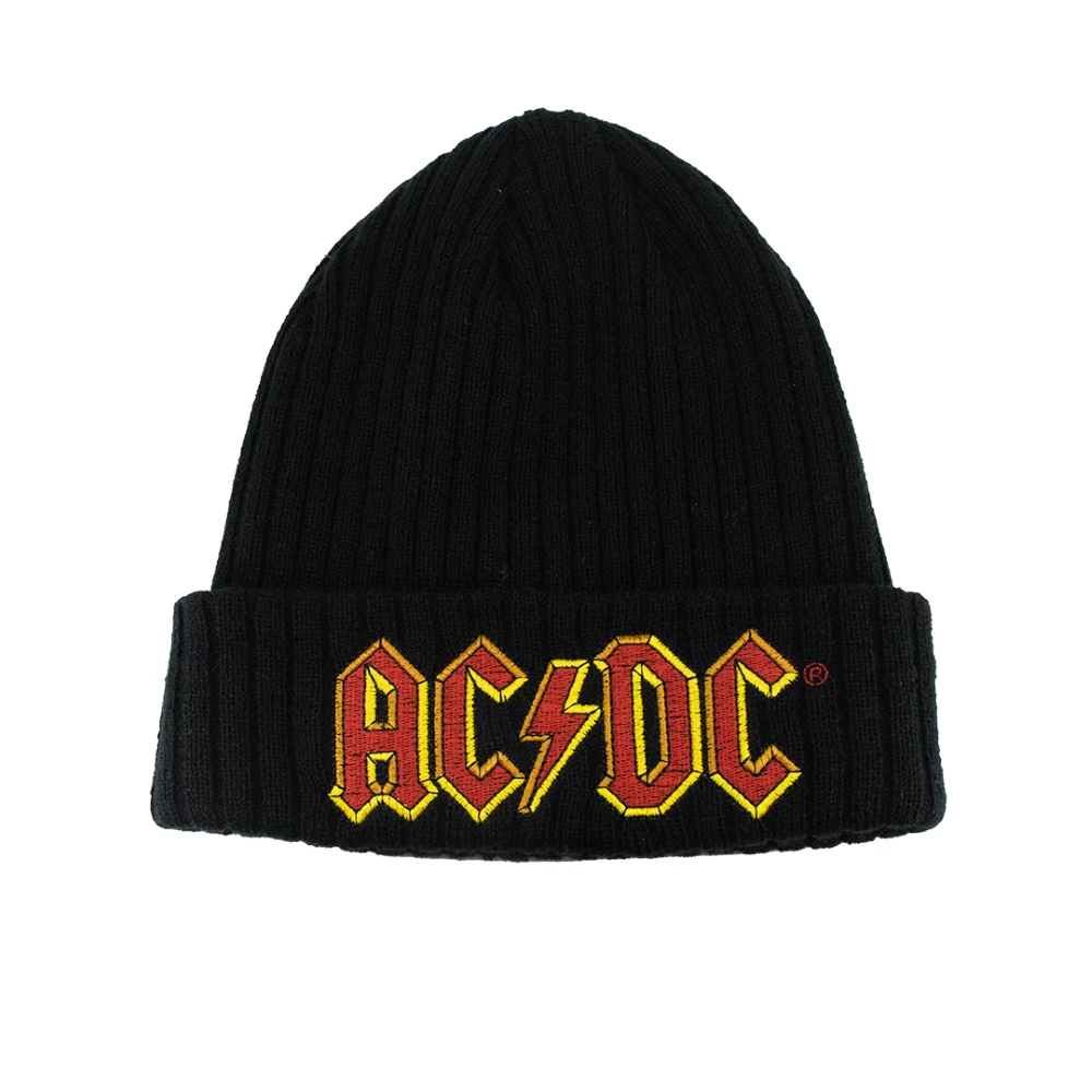 ACDC Ribbed Logo Beanie 3 ACDC Ribbed Logo Beanie