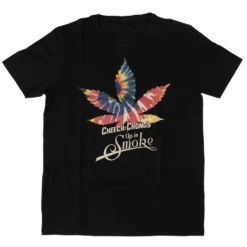 Cheech & Chong Rainbow Leaf T-Shirt 4 Cheech & Chong Rainbow Leaf T-Shirt -Gift Box Sales 578780 cheech and chong rainbow m 3xl black 000 001