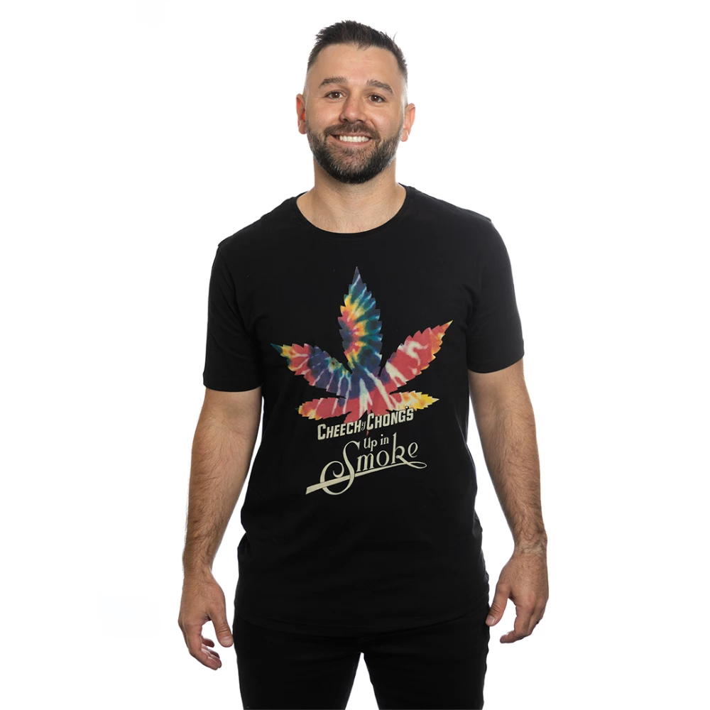 Cheech & Chong Rainbow Leaf T-Shirt 2 Cheech & Chong Rainbow Leaf T-Shirt
