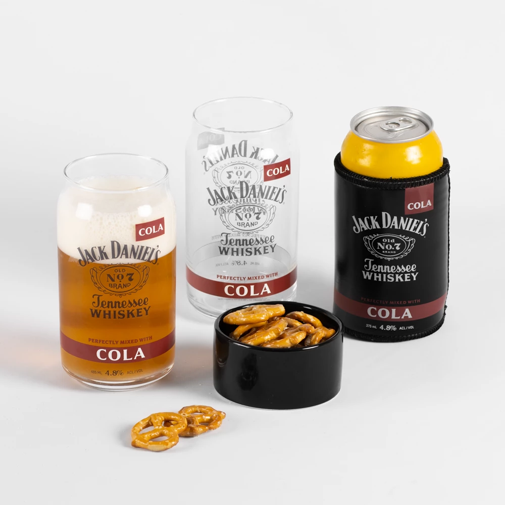 Jack Daniel's Set Of 2 Glasses With Cooler 4 Jack Daniel's Set Of 2 Glasses With Cooler - Image 2