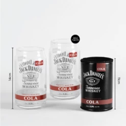 Jack Daniel's Set Of 2 Glasses With Cooler 11 Jack Daniel's Set Of 2 Glasses With Cooler -Gift Box Sales 579107 005