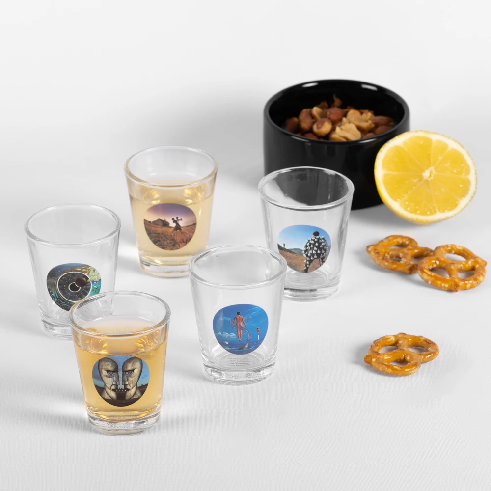 Pink Floyd Shot Glasses In Box Set Of 5 4 Pink Floyd Shot Glasses In Box Set Of 5 - Image 2