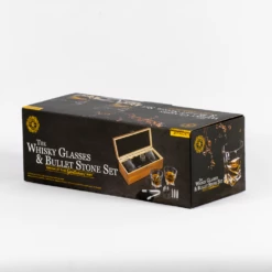 Refined Gifts Whiskey Glasses And Bullet Stone Set 10 Refined Gifts Whiskey Glasses And Bullet Stone Set -Gift Box Sales 579220 006