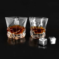 Refined Gifts The Whiskey Iceberg Glasses Pack Of 2 -Gift Box Sales 579276 003 h