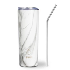 SWIG Skinny Tumbler White Marble