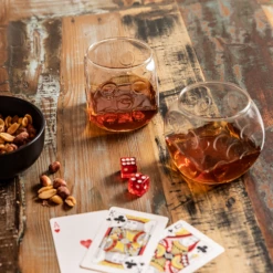 Refined Gifts Whiskey Glasses Dice Set Of 2 10 Refined Gifts Whiskey Glasses Dice Set Of 2 -Gift Box Sales 580385 004