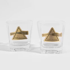 Pink Floyd Badged Spirit Glasses Set Of 2