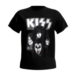 KISS Group Shot Faces Tee