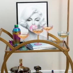 Refined Gifts Champagne Coupe Coloured Pack Of 4 12 Refined Gifts Champagne Coupe Coloured Pack Of 4 -Gift Box Sales 580888 004