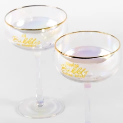 Refined Gifts Cocktail Glasses Iridescent Set Of 2 -Gift Box Sales 581021 002 h 1