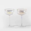 Refined Gifts Cocktail Glasses Iridescent Set Of 2 2 Refined Gifts Cocktail Glasses Iridescent Set Of 2 -Gift Box Sales 581021 003 h 1 2