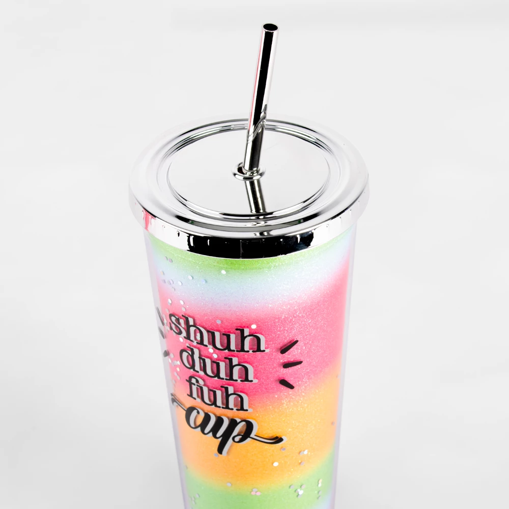 Glitter Sipper Cup Shuh Duh Fuh Cup Multicolour 4 Glitter Sipper Cup Shuh Duh Fuh Cup Multicolour - Image 2