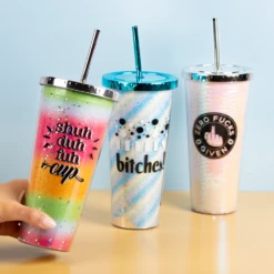 Glitter Sipper Cup Shuh Duh Fuh Cup Multicolour 8 Glitter Sipper Cup Shuh Duh Fuh Cup Multicolour -Gift Box Sales 581645 003 h 1