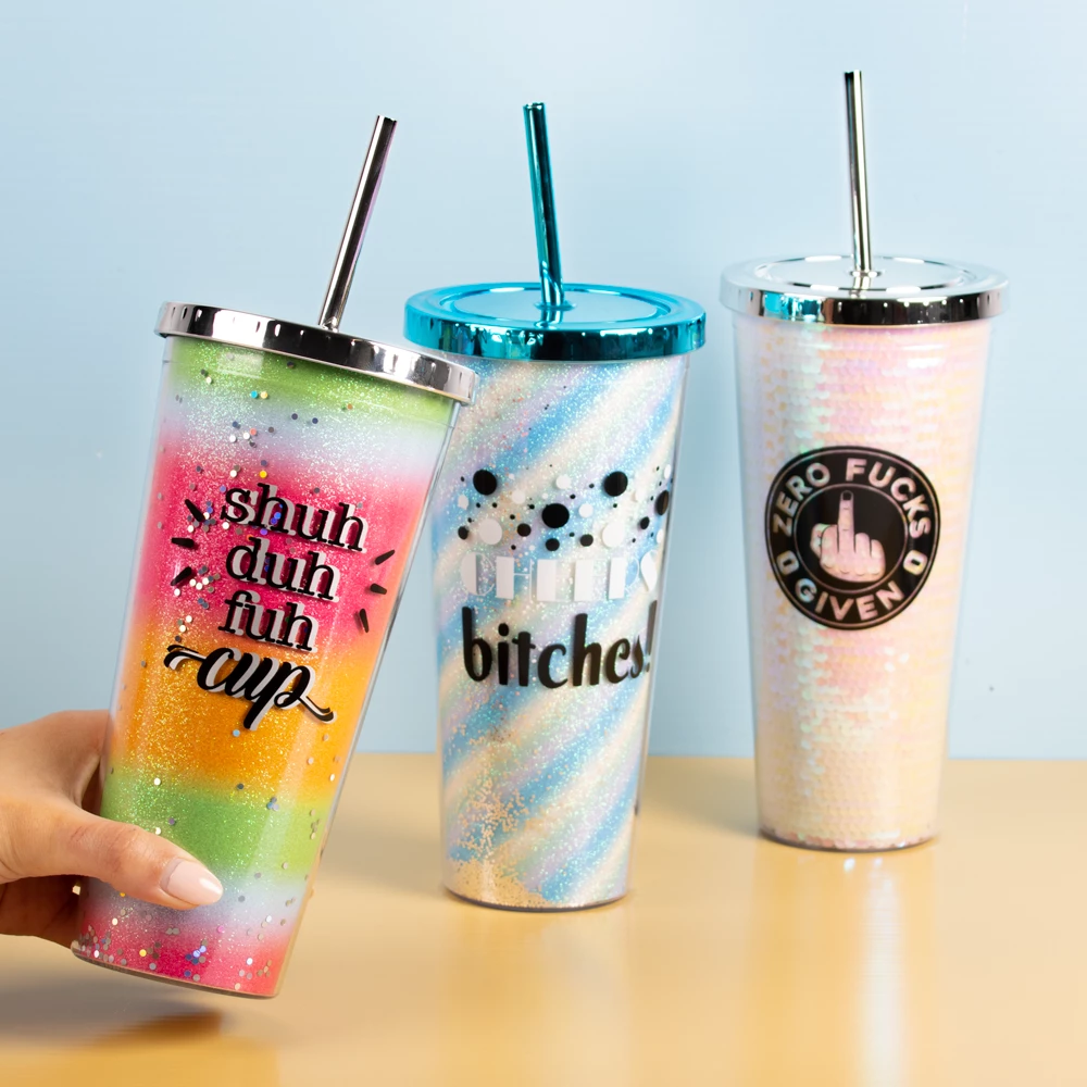 Glitter Sipper Cup Shuh Duh Fuh Cup Multicolour 5 Glitter Sipper Cup Shuh Duh Fuh Cup Multicolour - Image 3