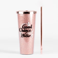 Glitter Sipper Cup This Isnt Water Rose Gold
