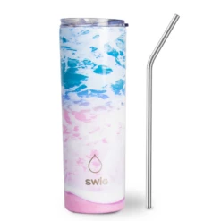 SWIG Skinny Tumbler Pink Amalfi
