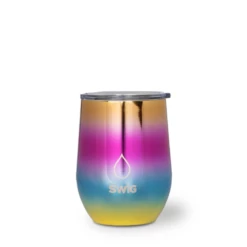 SWIG Wine Tumbler Metallic Rainbow