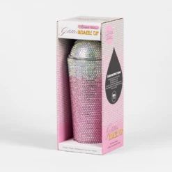 Glitter Bedazzle Cup Pink Ombre 10 Glitter Bedazzle Cup Pink Ombre -Gift Box Sales 582118 006