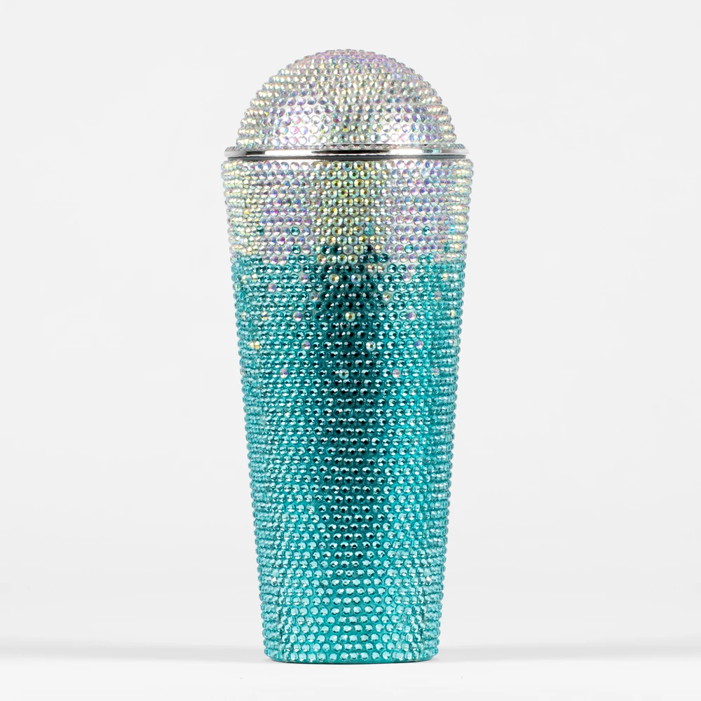 Glitter Bedazzle Cup Blue Ombre 4 Glitter Bedazzle Cup Blue Ombre - Image 2