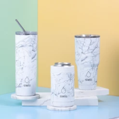 SWIG Hardcore Cooler New White Marble -Gift Box Sales 582122 003 h