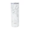 SWIG Skinny Tumbler New White Marble With Straw -Gift Box Sales 582123 000 004 1