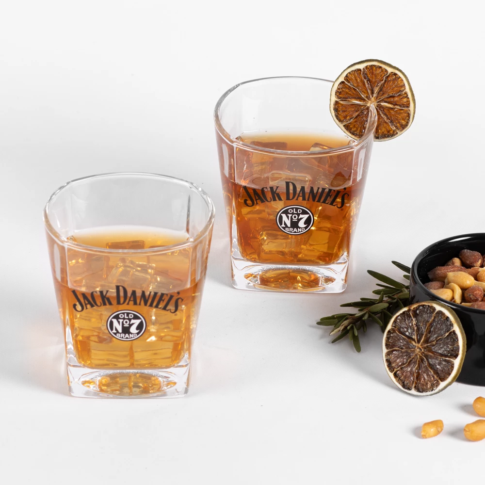 Jack Daniels Spirit Glasses 2 Pack 4 Jack Daniels Spirit Glasses 2 Pack - Image 2