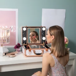 Freya And Sol Vanity Suitcase With Hollywood Mirror -Gift Box Sales 582368 008