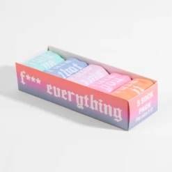 Undakuva F Everything Rainbow Socks 5 Pack -Gift Box Sales 590860 004