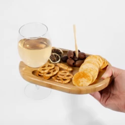Personal Cheese & Wine Tray Set Of 4 -Gift Box Sales 592473 003 h