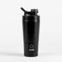 Swig Black Graphite Multi Shaker With Twist Storage