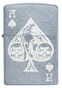 Zippo - Street Chrome Ace Of Spades