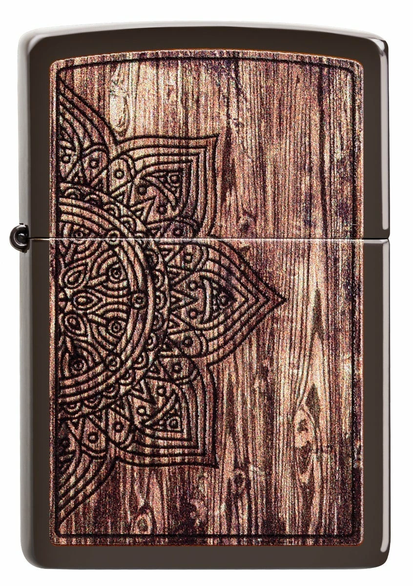 Zippo - Wood Mandala 3 Zippo - Wood Mandala